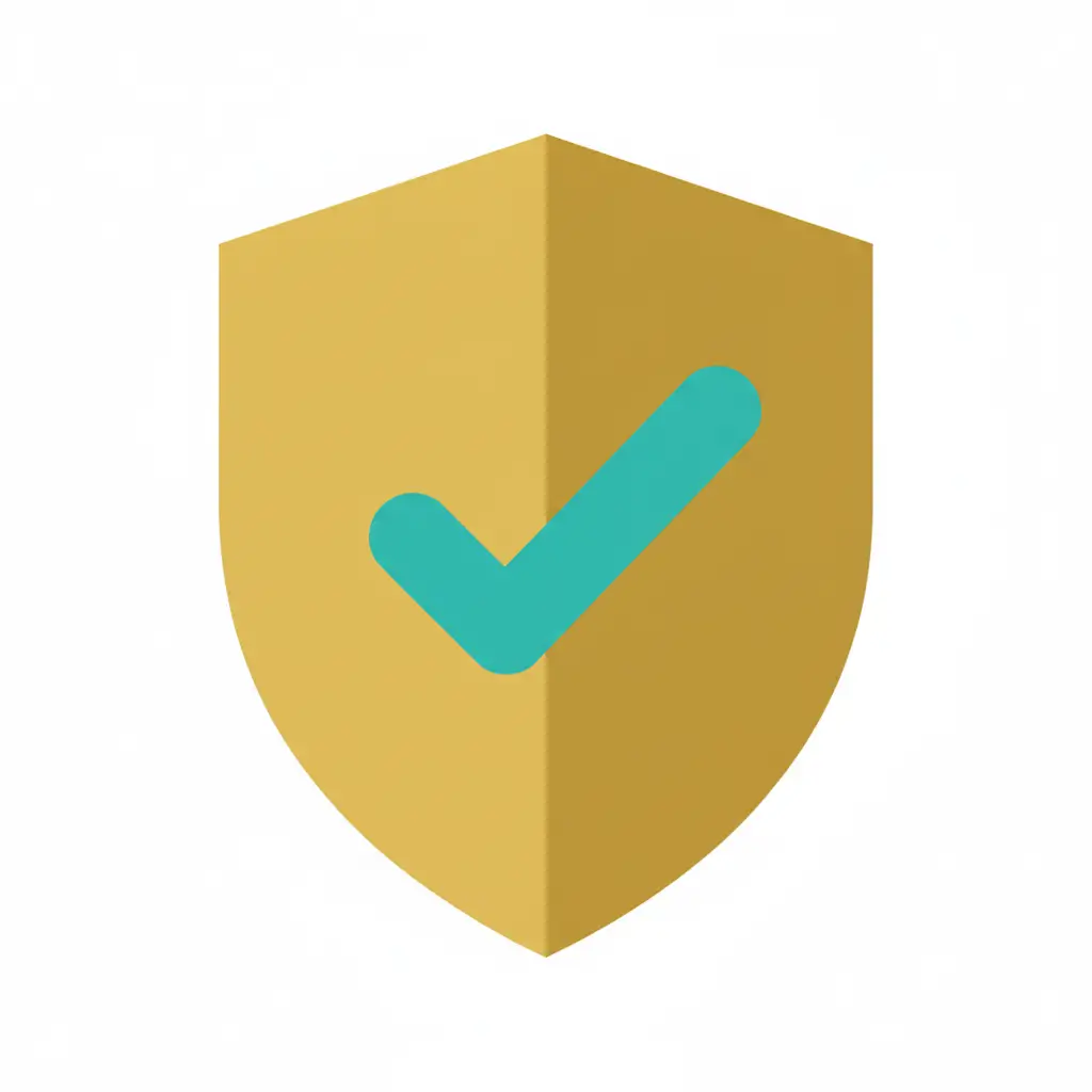 Verification and safety icon